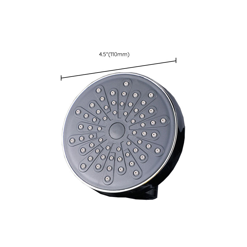 Round Fixed Shower Head Traditional Style Metal 5-inch Fixed Shower Head Clearhalo 'Bathroom Remodel & Bathroom Fixtures' 'Home Improvement' 'home_improvement' 'home_improvement_shower_heads' 'Shower Heads' 'shower_heads' 'Showers & Bathtubs Plumbing' 'Showers & Bathtubs' 6215248