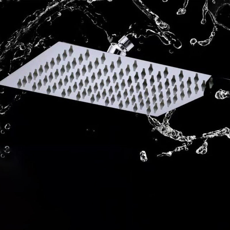 Traditional Dual Shower Head Square Wall Mounted Dual Shower Clearhalo 'Bathroom Remodel & Bathroom Fixtures' 'Home Improvement' 'home_improvement' 'home_improvement_shower_heads' 'Shower Heads' 'shower_heads' 'Showers & Bathtubs Plumbing' 'Showers & Bathtubs' 6215255