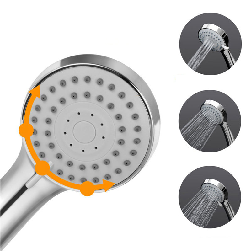 Round Handheld Shower Head Modern Style Hand Shower for Home Clearhalo 'Bathroom Remodel & Bathroom Fixtures' 'Home Improvement' 'home_improvement' 'home_improvement_shower_heads' 'Shower Heads' 'shower_heads' 'Showers & Bathtubs Plumbing' 'Showers & Bathtubs' 6215273