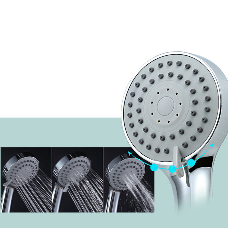 Round Handheld Shower Head Modern Style Hand Shower for Home Clearhalo 'Bathroom Remodel & Bathroom Fixtures' 'Home Improvement' 'home_improvement' 'home_improvement_shower_heads' 'Shower Heads' 'shower_heads' 'Showers & Bathtubs Plumbing' 'Showers & Bathtubs' 6215277