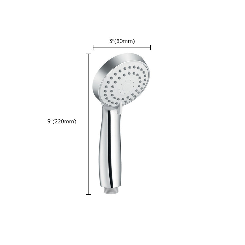 Round Handheld Shower Head Modern Style Hand Shower for Home Clearhalo 'Bathroom Remodel & Bathroom Fixtures' 'Home Improvement' 'home_improvement' 'home_improvement_shower_heads' 'Shower Heads' 'shower_heads' 'Showers & Bathtubs Plumbing' 'Showers & Bathtubs' 6215282