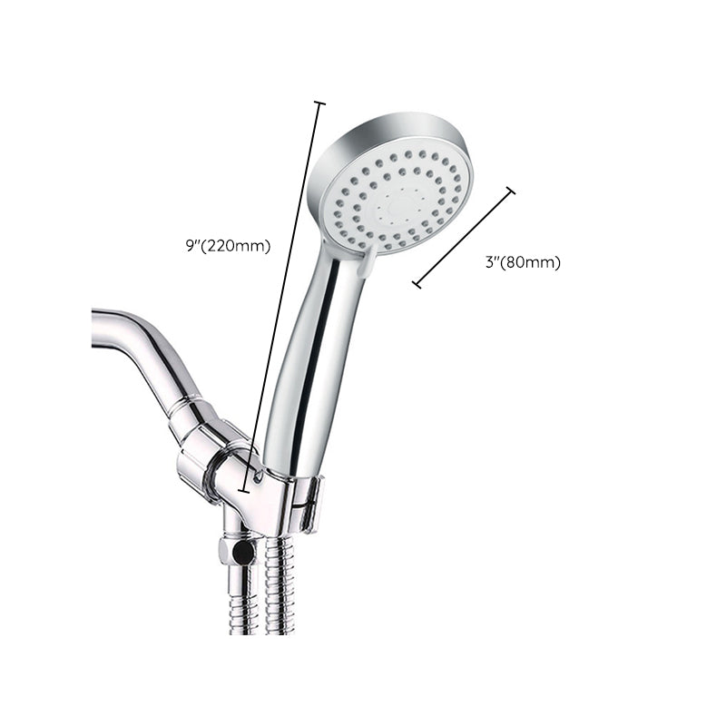 Round Handheld Shower Head Modern Style Hand Shower for Home Clearhalo 'Bathroom Remodel & Bathroom Fixtures' 'Home Improvement' 'home_improvement' 'home_improvement_shower_heads' 'Shower Heads' 'shower_heads' 'Showers & Bathtubs Plumbing' 'Showers & Bathtubs' 6215283