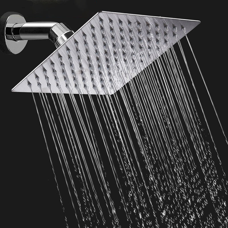 Wall Mounted Fixed Shower Head Modern Style Metal Shower Head Clearhalo 'Bathroom Remodel & Bathroom Fixtures' 'Home Improvement' 'home_improvement' 'home_improvement_shower_heads' 'Shower Heads' 'shower_heads' 'Showers & Bathtubs Plumbing' 'Showers & Bathtubs' 6215285