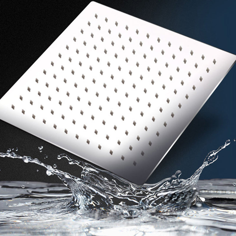 Wall Mounted Fixed Shower Head Modern Style Metal Shower Head Clearhalo 'Bathroom Remodel & Bathroom Fixtures' 'Home Improvement' 'home_improvement' 'home_improvement_shower_heads' 'Shower Heads' 'shower_heads' 'Showers & Bathtubs Plumbing' 'Showers & Bathtubs' 6215292