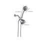 Traditional Dual Shower Heads Home Metal Round Shape Dual Shower Clearhalo 'Bathroom Remodel & Bathroom Fixtures' 'Home Improvement' 'home_improvement' 'home_improvement_shower_heads' 'Shower Heads' 'shower_heads' 'Showers & Bathtubs Plumbing' 'Showers & Bathtubs' 6215331