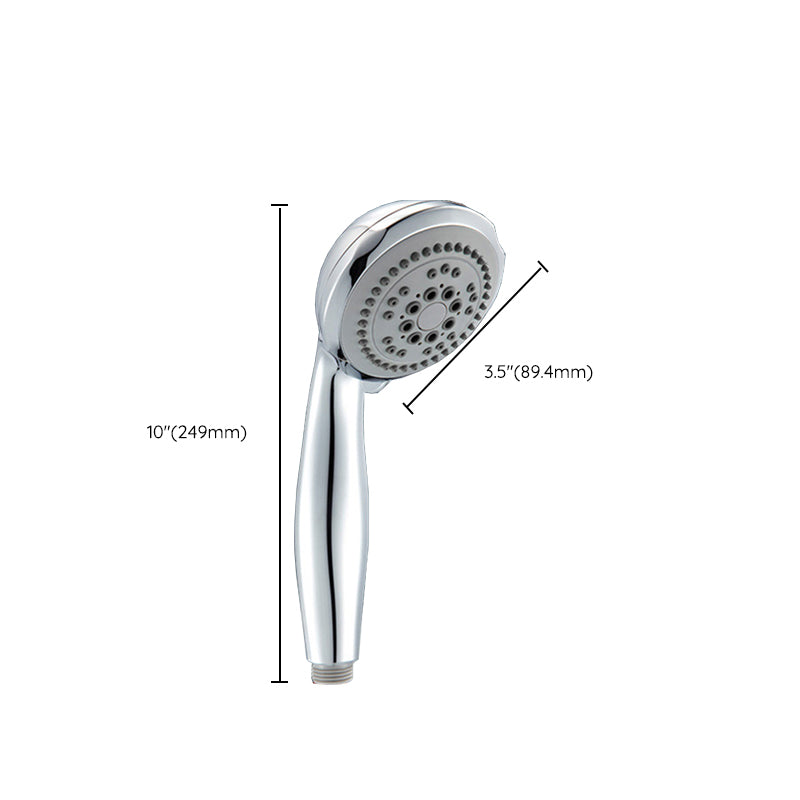 Modern Style Round Handheld Shower Bathroom Metal Wall Mounted Hand Shower Clearhalo 'Bathroom Remodel & Bathroom Fixtures' 'Home Improvement' 'home_improvement' 'home_improvement_shower_heads' 'Shower Heads' 'shower_heads' 'Showers & Bathtubs Plumbing' 'Showers & Bathtubs' 6215369