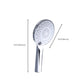 Modern Style Round Handheld Shower Bathroom Metal Wall Mounted Hand Shower Clearhalo 'Bathroom Remodel & Bathroom Fixtures' 'Home Improvement' 'home_improvement' 'home_improvement_shower_heads' 'Shower Heads' 'shower_heads' 'Showers & Bathtubs Plumbing' 'Showers & Bathtubs' 6215385