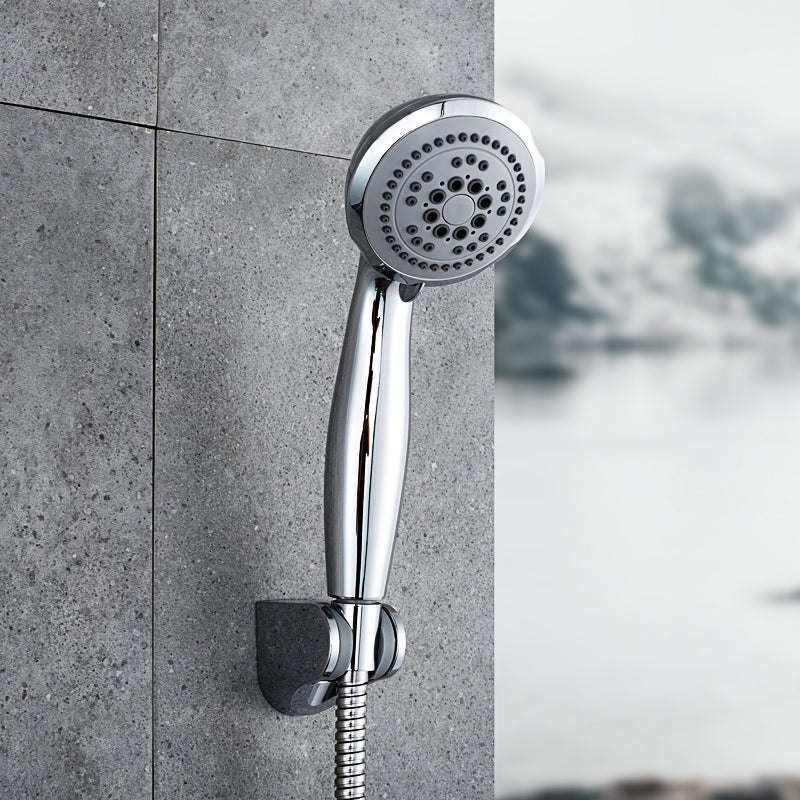 Metal Handheld Shower Head Traditional Wall Mounted Shower Head Clearhalo 'Bathroom Remodel & Bathroom Fixtures' 'Home Improvement' 'home_improvement' 'home_improvement_shower_heads' 'Shower Heads' 'shower_heads' 'Showers & Bathtubs Plumbing' 'Showers & Bathtubs' 6215388