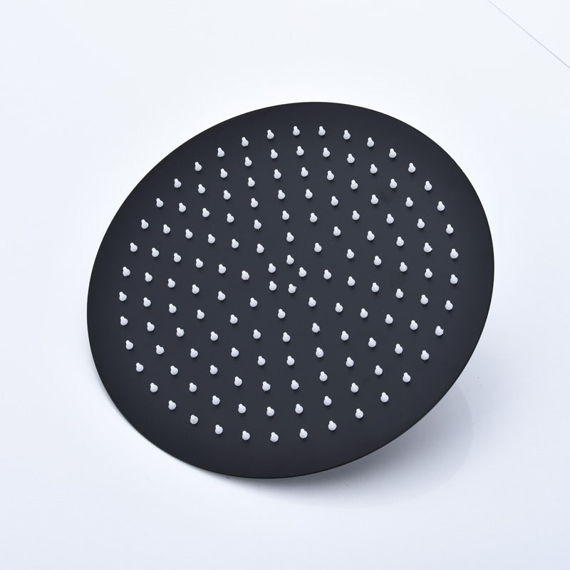 Modern Style Fixed Shower Head Metal Shower Head for Bathroom Round Clearhalo 'Bathroom Remodel & Bathroom Fixtures' 'Home Improvement' 'home_improvement' 'home_improvement_shower_heads' 'Shower Heads' 'shower_heads' 'Showers & Bathtubs Plumbing' 'Showers & Bathtubs' 6215413