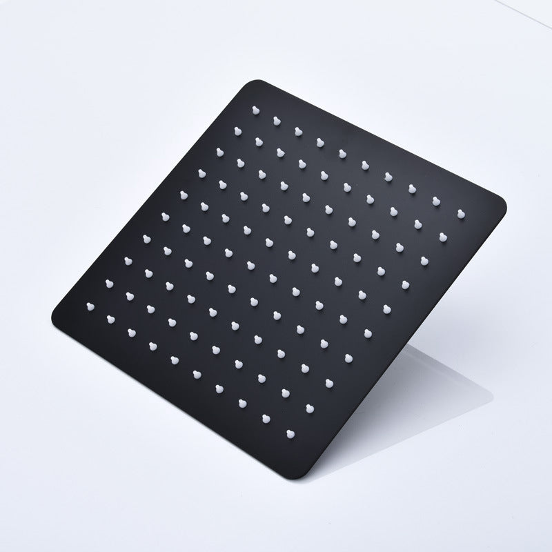 Modern Style Fixed Shower Head Metal Shower Head for Bathroom Square Clearhalo 'Bathroom Remodel & Bathroom Fixtures' 'Home Improvement' 'home_improvement' 'home_improvement_shower_heads' 'Shower Heads' 'shower_heads' 'Showers & Bathtubs Plumbing' 'Showers & Bathtubs' 6215414