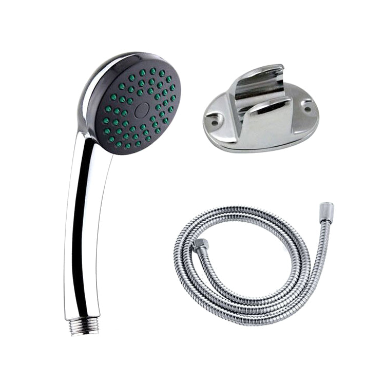 Modern Style Handheld Shower Head Bathroom Metal Round Shower Head Shower Heads & Hose & Wall pedestal Clearhalo 'Bathroom Remodel & Bathroom Fixtures' 'Home Improvement' 'home_improvement' 'home_improvement_shower_heads' 'Shower Heads' 'shower_heads' 'Showers & Bathtubs Plumbing' 'Showers & Bathtubs' 6218176