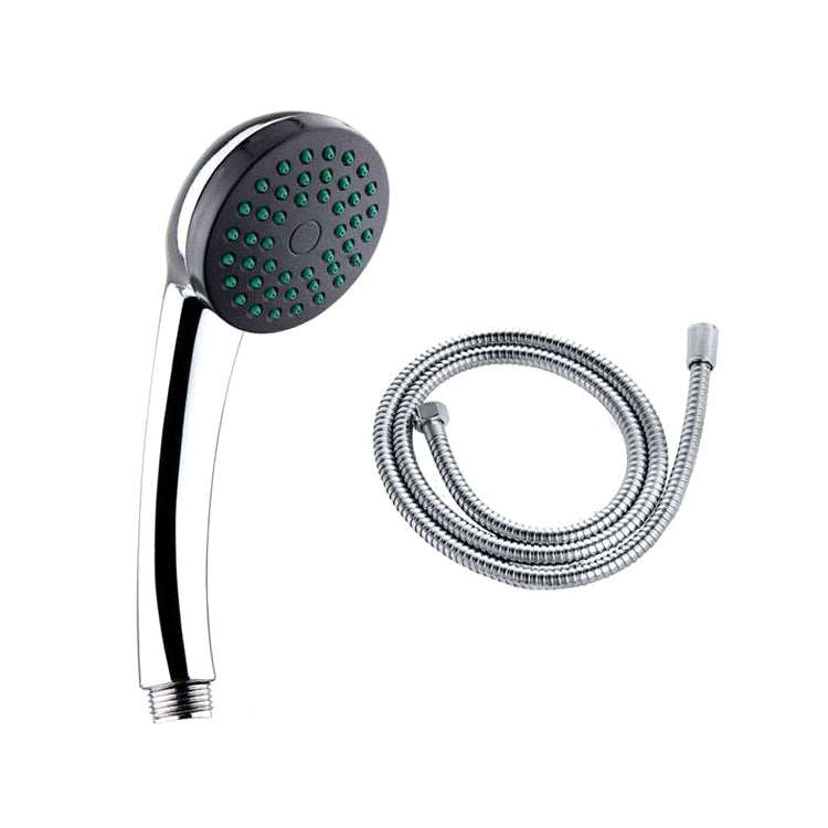 Modern Style Handheld Shower Head Bathroom Metal Round Shower Head Shower Head with Hose Clearhalo 'Bathroom Remodel & Bathroom Fixtures' 'Home Improvement' 'home_improvement' 'home_improvement_shower_heads' 'Shower Heads' 'shower_heads' 'Showers & Bathtubs Plumbing' 'Showers & Bathtubs' 6218177