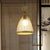 1 Bulb Restaurant Pendant Lamp with Conical ,shopify Bamboo Shade Modern Style Black/Beige Hanging Ceiling Light, 8"/10" W Beige Clearhalo 'Ceiling Lights' 'Lighting' 'Pendant Lights' 622349_6c94fb22-d095-44e7-bff6-a97a775fc709