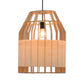 Beige Hanging Light Contemporary Bamboo Pendant Light Fixture for Dining Room Clearhalo 'Ceiling Lights' 'Pendant Lights' 'Pendants' Lighting' 622433