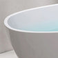 Oval Freestanding Soaking Bathtub Modern Acrylic Bathtub with Drain and Overflow Trim Clearhalo 'Bathroom Remodel & Bathroom Fixtures' 'Bathtubs' 'Home Improvement' 'home_improvement' 'home_improvement_bathtubs' 'Showers & Bathtubs' 6226097