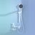 Modern Adjustable Water Flow Shower Faucet Shower Hose Shower System on Wall Grey Temperature Control Clearhalo 'Bathroom Remodel & Bathroom Fixtures' 'Home Improvement' 'home_improvement' 'home_improvement_shower_faucets' 'Shower Faucets & Systems' 'shower_faucets' 'Showers & Bathtubs Plumbing' 'Showers & Bathtubs' 6226403