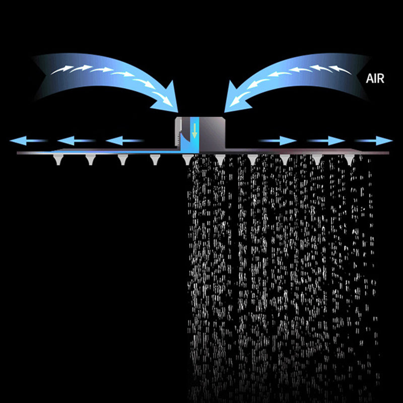 Modern Style Shower System Wall Mounted Spot Resist Handle Lever Shower System Clearhalo 'Bathroom Remodel & Bathroom Fixtures' 'Home Improvement' 'home_improvement' 'home_improvement_shower_faucets' 'Shower Faucets & Systems' 'shower_faucets' 'Showers & Bathtubs Plumbing' 'Showers & Bathtubs' 6226521