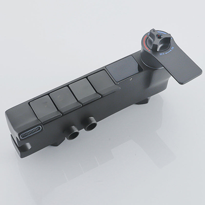 Modern Style Shower System Wall Mounted Spot Resist Handle Lever Shower System Clearhalo 'Bathroom Remodel & Bathroom Fixtures' 'Home Improvement' 'home_improvement' 'home_improvement_shower_faucets' 'Shower Faucets & Systems' 'shower_faucets' 'Showers & Bathtubs Plumbing' 'Showers & Bathtubs' 6226529