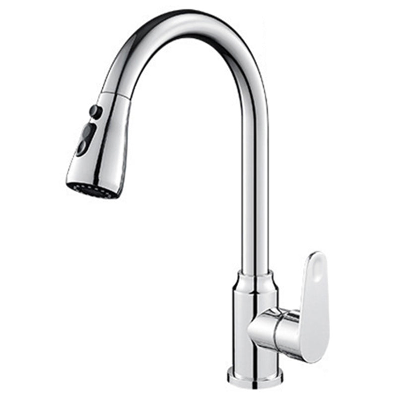 Modern 1-Handle Faucet with Pull out Sprayer with Water Dispenser Copper Faucet Clearhalo 'Home Improvement' 'home_improvement' 'home_improvement_kitchen_faucets' 'Kitchen Faucets' 'Kitchen Remodel & Kitchen Fixtures' 'Kitchen Sinks & Faucet Components' 'kitchen_faucets' 6227347