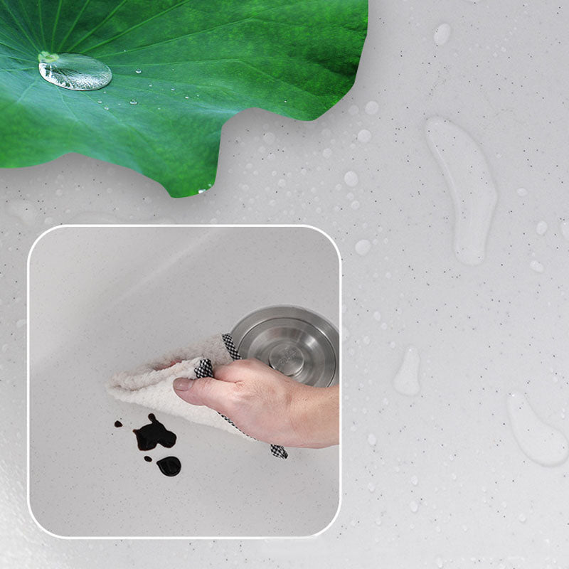 Modern Kitchen Sink Quartz with Accessories and Faucet Drop-In Workstation Sink Clearhalo 'Home Improvement' 'home_improvement' 'home_improvement_kitchen_sinks' 'Kitchen Remodel & Kitchen Fixtures' 'Kitchen Sinks & Faucet Components' 'Kitchen Sinks' 'kitchen_sinks' 6227388