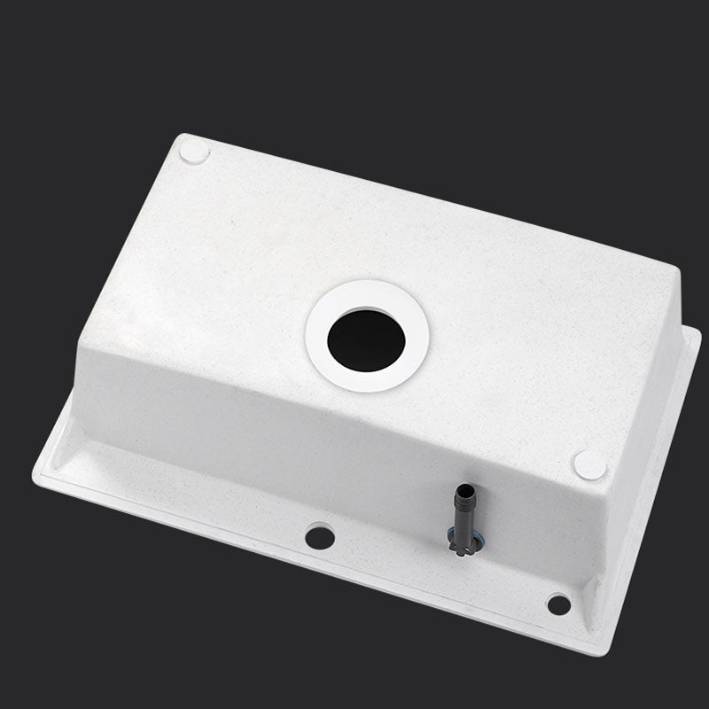 Modern Kitchen Sink Quartz with Accessories and Faucet Drop-In Workstation Sink Clearhalo 'Home Improvement' 'home_improvement' 'home_improvement_kitchen_sinks' 'Kitchen Remodel & Kitchen Fixtures' 'Kitchen Sinks & Faucet Components' 'Kitchen Sinks' 'kitchen_sinks' 6227396