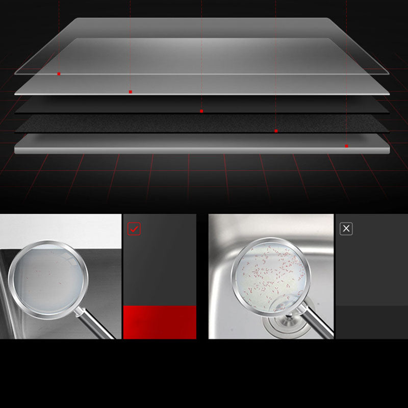 Modern Kitchen Sink Stainless Steel with Accessories and Faucet Kitchen Bar Sink Clearhalo 'Home Improvement' 'home_improvement' 'home_improvement_kitchen_sinks' 'Kitchen Remodel & Kitchen Fixtures' 'Kitchen Sinks & Faucet Components' 'Kitchen Sinks' 'kitchen_sinks' 6227530