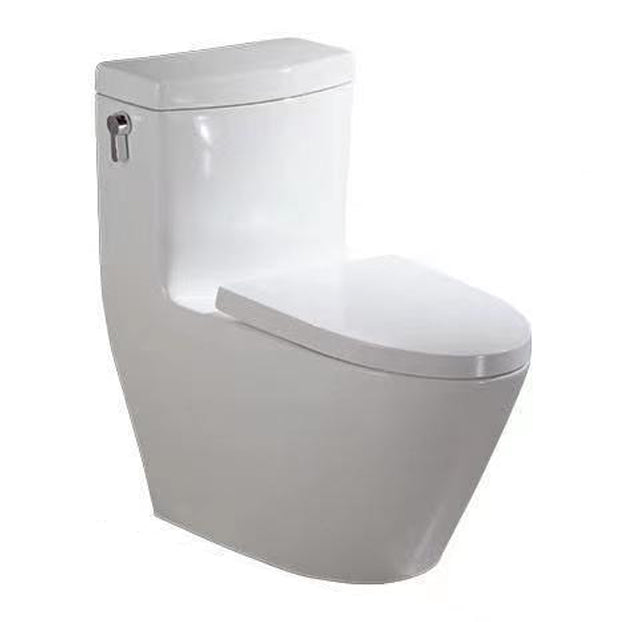 Porcelain Siphon Jet Toilet Floor Mounted One Piece Toilet Urine Toilet 16"L x 28"W x 28"H Clearhalo 'Bathroom Remodel & Bathroom Fixtures' 'Home Improvement' 'home_improvement' 'home_improvement_toilets' 'Toilets & Bidets' 'Toilets' 6229117