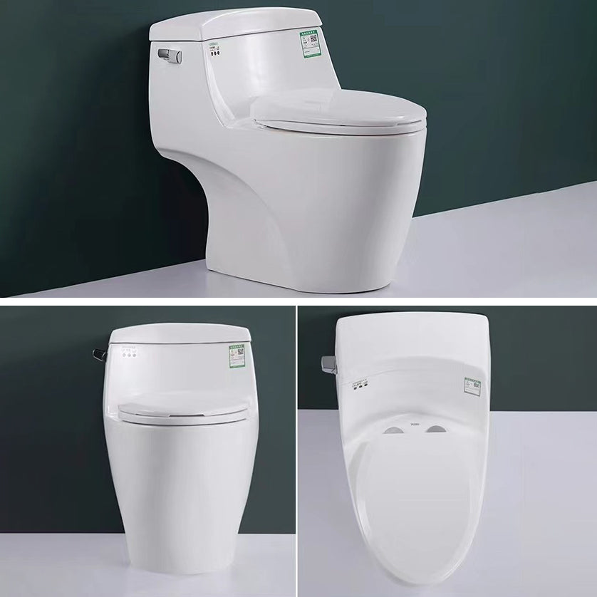 Porcelain Siphon Jet Toilet Floor Mounted One Piece Toilet Urine Toilet Clearhalo 'Bathroom Remodel & Bathroom Fixtures' 'Home Improvement' 'home_improvement' 'home_improvement_toilets' 'Toilets & Bidets' 'Toilets' 6229133