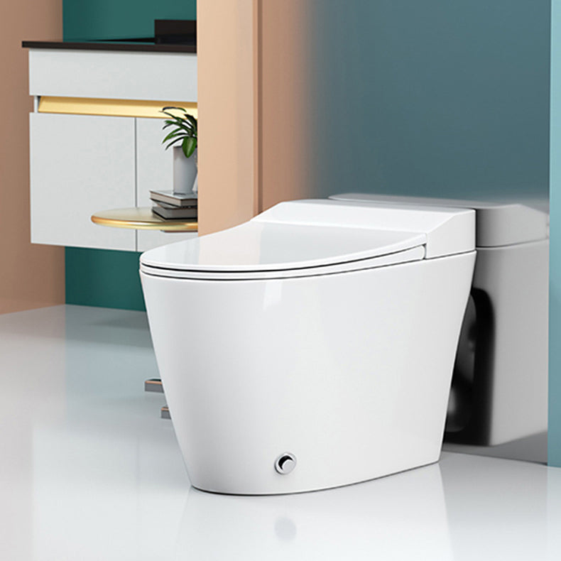 Modern Siphon Jet Toilet Concealed Tank Flush Toilet with Toilet Seat White 12" Clearhalo 'Bathroom Remodel & Bathroom Fixtures' 'Home Improvement' 'home_improvement' 'home_improvement_toilets' 'Toilets & Bidets' 'Toilets' 6229227