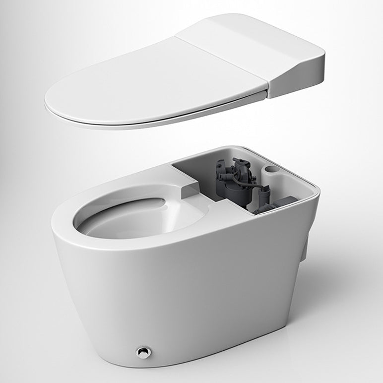 Modern Siphon Jet Toilet Concealed Tank Flush Toilet with Toilet Seat Clearhalo 'Bathroom Remodel & Bathroom Fixtures' 'Home Improvement' 'home_improvement' 'home_improvement_toilets' 'Toilets & Bidets' 'Toilets' 6229243