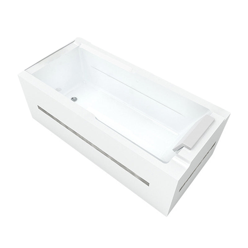 Soaking Rectangular Bathtub Modern Bathroom with Faucet Bath Tub Clearhalo 'Bathroom Remodel & Bathroom Fixtures' 'Bathtubs' 'Home Improvement' 'home_improvement' 'home_improvement_bathtubs' 'Showers & Bathtubs' 6237411