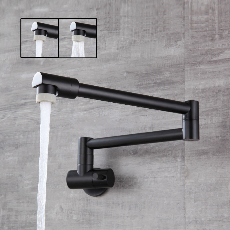 Modern Faucet 1-Handle and 1-Hole Single Level Low Pot Filler Kitchen Faucet Clearhalo 'Home Improvement' 'home_improvement' 'home_improvement_kitchen_faucets' 'Kitchen Faucets' 'Kitchen Remodel & Kitchen Fixtures' 'Kitchen Sinks & Faucet Components' 'kitchen_faucets' 6239021
