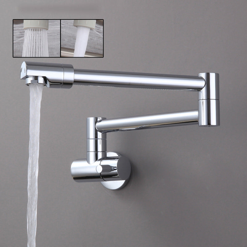 Modern Faucet 1-Handle and 1-Hole Single Level Low Pot Filler Kitchen Faucet Clearhalo 'Home Improvement' 'home_improvement' 'home_improvement_kitchen_faucets' 'Kitchen Faucets' 'Kitchen Remodel & Kitchen Fixtures' 'Kitchen Sinks & Faucet Components' 'kitchen_faucets' 6239024