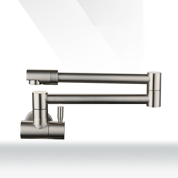 Modern Faucet 1-Handle and 1-Hole Single Level Low Pot Filler Kitchen Faucet Clearhalo 'Home Improvement' 'home_improvement' 'home_improvement_kitchen_faucets' 'Kitchen Faucets' 'Kitchen Remodel & Kitchen Fixtures' 'Kitchen Sinks & Faucet Components' 'kitchen_faucets' 6239033