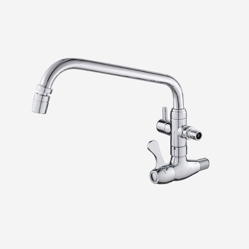 Modern Faucets 2-Handle and 1-Hole Copper Wall Mounted Pot Filler Faucet Clearhalo 'Home Improvement' 'home_improvement' 'home_improvement_kitchen_faucets' 'Kitchen Faucets' 'Kitchen Remodel & Kitchen Fixtures' 'Kitchen Sinks & Faucet Components' 'kitchen_faucets' 6239056