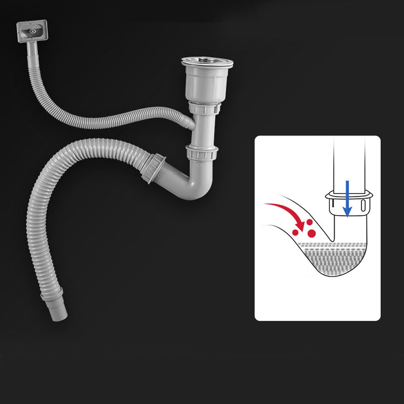 Classic Kitchen Sink Stainless Steel Friction Resistant Kitchen Sink with Drain Assembly Clearhalo 'Home Improvement' 'home_improvement' 'home_improvement_kitchen_sinks' 'Kitchen Remodel & Kitchen Fixtures' 'Kitchen Sinks & Faucet Components' 'Kitchen Sinks' 'kitchen_sinks' 6239164