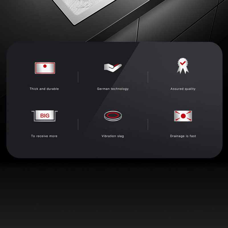 Classic Kitchen Sink Stainless Steel Friction Resistant Kitchen Sink with Drain Assembly Clearhalo 'Home Improvement' 'home_improvement' 'home_improvement_kitchen_sinks' 'Kitchen Remodel & Kitchen Fixtures' 'Kitchen Sinks & Faucet Components' 'Kitchen Sinks' 'kitchen_sinks' 6239166