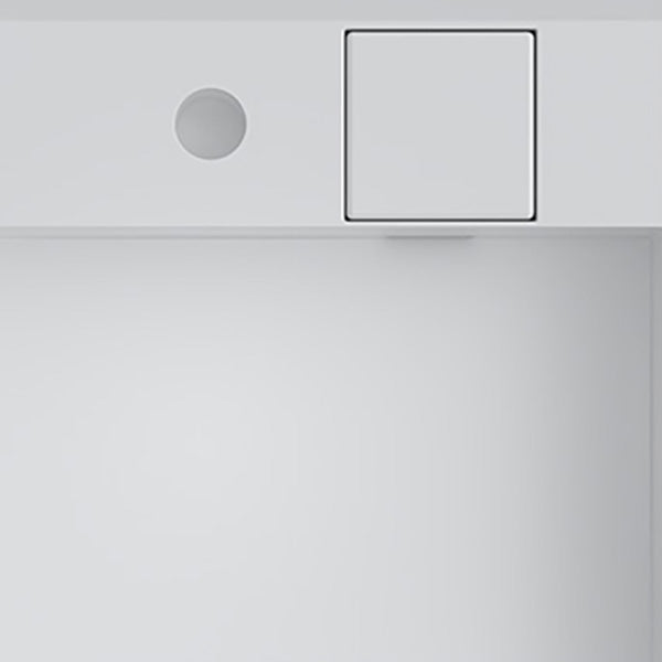Modern Bathroom Sink Pop-Up Drain Porcelain Solid Color Rectangular Vessel Clearhalo 'Bathroom Remodel & Bathroom Fixtures' 'Bathroom Sinks & Faucet Components' 'Bathroom Sinks' 'bathroom_sink' 'Home Improvement' 'home_improvement' 'home_improvement_bathroom_sink' 6239330