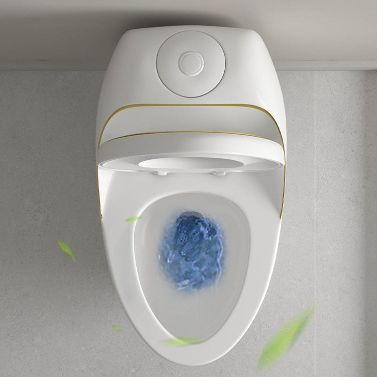 Siphon Jet Toilet Bowl Floor Mounted All-In-One Urine Toilet Clearhalo 'Bathroom Remodel & Bathroom Fixtures' 'Home Improvement' 'home_improvement' 'home_improvement_toilets' 'Toilets & Bidets' 'Toilets' 6242296