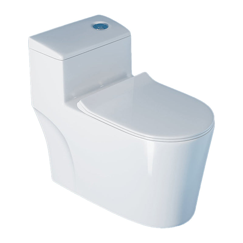 Contemporary One Piece Toilet Floor Mounted White Toilet Bowl for Washroom 16"L x 29"W x 25"H 16" Clearhalo 'Bathroom Remodel & Bathroom Fixtures' 'Home Improvement' 'home_improvement' 'home_improvement_toilets' 'Toilets & Bidets' 'Toilets' 6242310