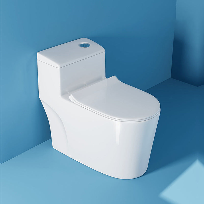 Contemporary One Piece Toilet Floor Mounted White Toilet Bowl for Washroom 16"L x 29"W x 25"H 12" Clearhalo 'Bathroom Remodel & Bathroom Fixtures' 'Home Improvement' 'home_improvement' 'home_improvement_toilets' 'Toilets & Bidets' 'Toilets' 6242311