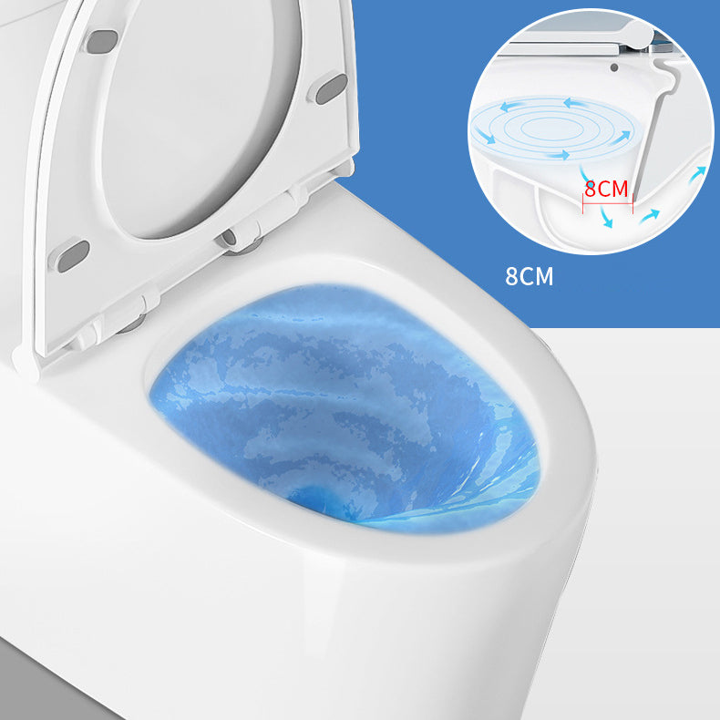 Contemporary One Piece Toilet Floor Mounted White Toilet Bowl for Washroom Clearhalo 'Bathroom Remodel & Bathroom Fixtures' 'Home Improvement' 'home_improvement' 'home_improvement_toilets' 'Toilets & Bidets' 'Toilets' 6242321