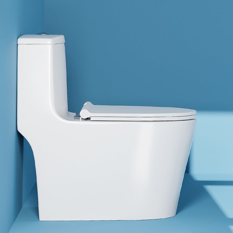 Contemporary One Piece Toilet Floor Mounted White Toilet Bowl for Washroom Clearhalo 'Bathroom Remodel & Bathroom Fixtures' 'Home Improvement' 'home_improvement' 'home_improvement_toilets' 'Toilets & Bidets' 'Toilets' 6242338