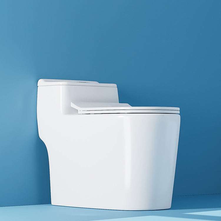 Contemporary One Piece Toilet Floor Mounted White Toilet Bowl for Washroom Clearhalo 'Bathroom Remodel & Bathroom Fixtures' 'Home Improvement' 'home_improvement' 'home_improvement_toilets' 'Toilets & Bidets' 'Toilets' 6242343