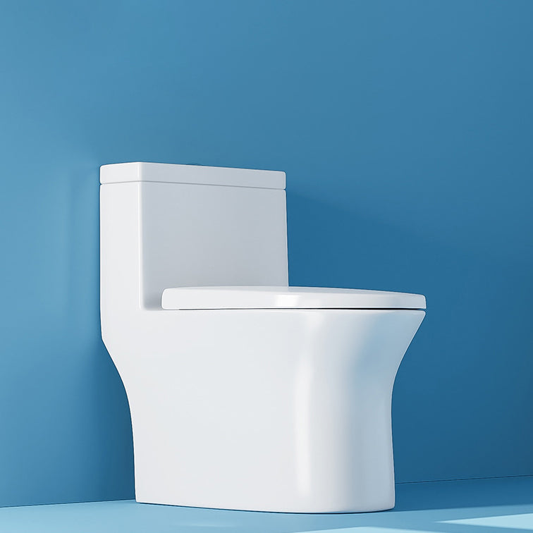 Contemporary One Piece Toilet Floor Mounted White Toilet Bowl for Washroom Clearhalo 'Bathroom Remodel & Bathroom Fixtures' 'Home Improvement' 'home_improvement' 'home_improvement_toilets' 'Toilets & Bidets' 'Toilets' 6242344
