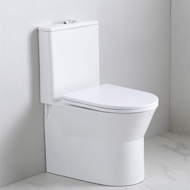 Modern Siphon Jet Toilet Floor Mount Urine Toilet with Toilet Seat 15"L x 22"W x 30"H 12" Clearhalo 'Bathroom Remodel & Bathroom Fixtures' 'Home Improvement' 'home_improvement' 'home_improvement_toilets' 'Toilets & Bidets' 'Toilets' 6242355