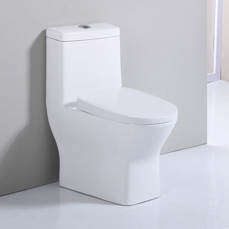 Modern Siphon Jet Toilet Floor Mount Urine Toilet with Toilet Seat 13"L x 23"W x 28"H 12" Clearhalo 'Bathroom Remodel & Bathroom Fixtures' 'Home Improvement' 'home_improvement' 'home_improvement_toilets' 'Toilets & Bidets' 'Toilets' 6242357