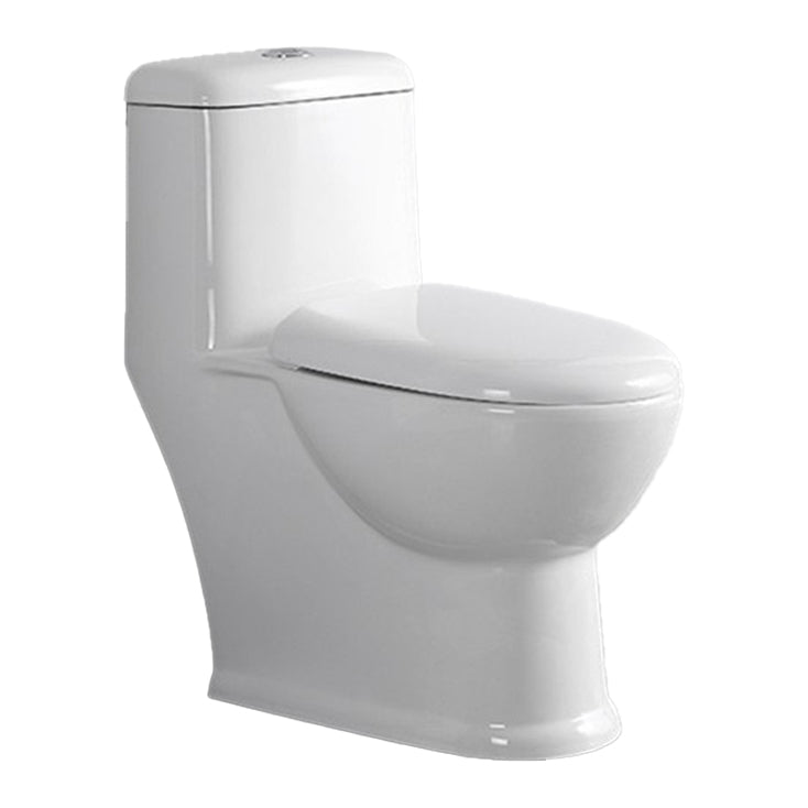 Modern Siphon Jet Toilet Floor Mount Urine Toilet with Toilet Seat 15"L x 24"W x 28"H Clearhalo 'Bathroom Remodel & Bathroom Fixtures' 'Home Improvement' 'home_improvement' 'home_improvement_toilets' 'Toilets & Bidets' 'Toilets' 6242361