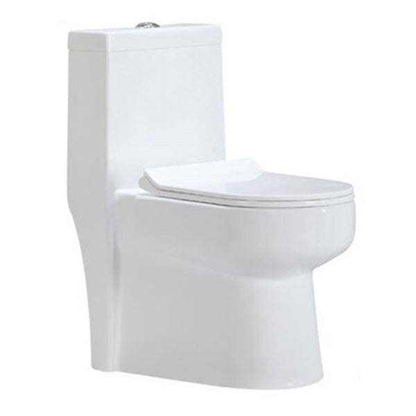 Modern Siphon Jet Toilet Floor Mount Urine Toilet with Toilet Seat 14"L x 25"W x 29"H Clearhalo 'Bathroom Remodel & Bathroom Fixtures' 'Home Improvement' 'home_improvement' 'home_improvement_toilets' 'Toilets & Bidets' 'Toilets' 6242364