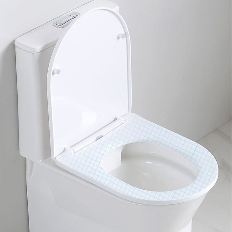 Modern Siphon Jet Toilet Floor Mount Urine Toilet with Toilet Seat Clearhalo 'Bathroom Remodel & Bathroom Fixtures' 'Home Improvement' 'home_improvement' 'home_improvement_toilets' 'Toilets & Bidets' 'Toilets' 6242366